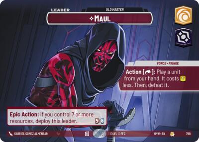 Maul - Old Master (Showcase), Homeworlds