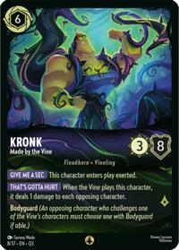 Kronk - Made by the Vine card