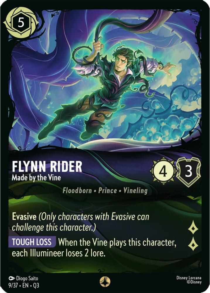 Full Flynn Rider - Made by the Vine card