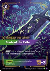 Blade of the Exile, $39.00