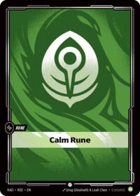 Calm Rune R02 carta