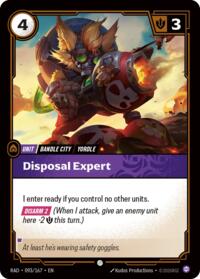 Disposal Expert 093/167 carta