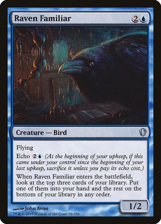 Raven Familiar 55 card
