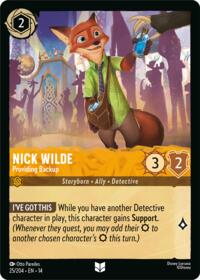 Nick Wilde - Providing Backup