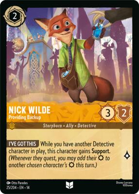 Nick Wilde - Providing Backup