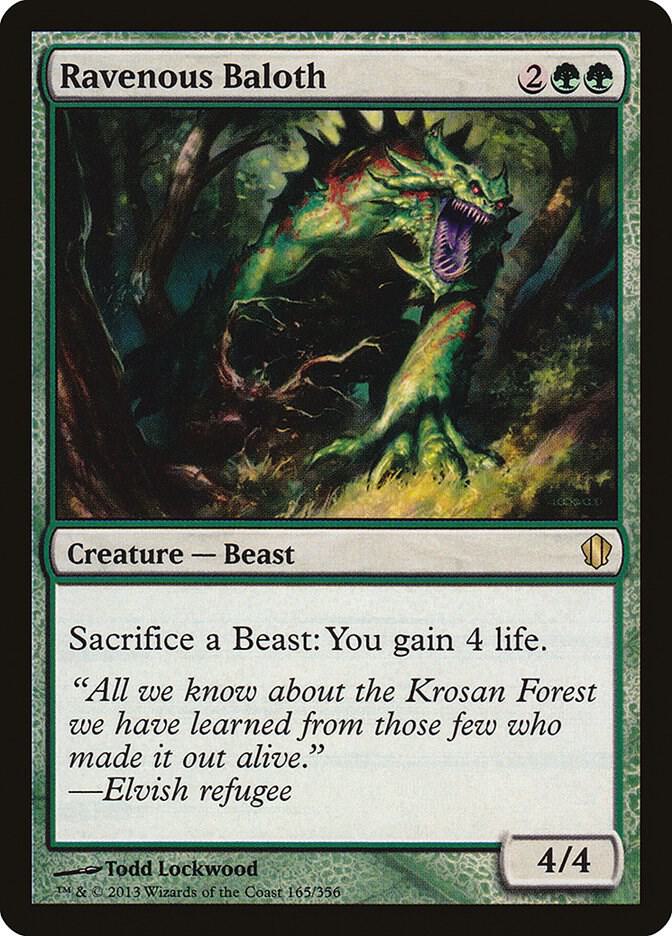 MTG 貪欲なるベイロス Ravenous Baloth 英語 foil 4枚 Ravenous Baloth - Commander 2013 - Magic: The Gathering