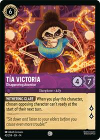 Tia Victoria - Disapproving Ancestor