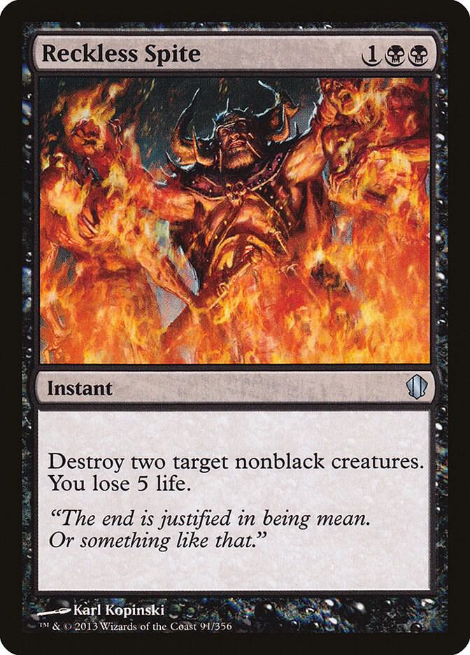Reckless Spite 91 card