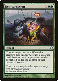 Reincarnation - Commander 2013 - Magic: The Gathering card