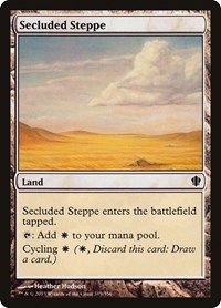 Secluded Steppe - Commander 2013 - Magic: The Gathering card