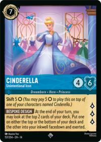 Cinderella - Unintentional Icon card
