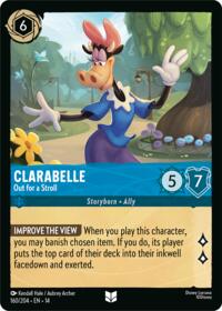Clarabelle - Out for a Stroll card