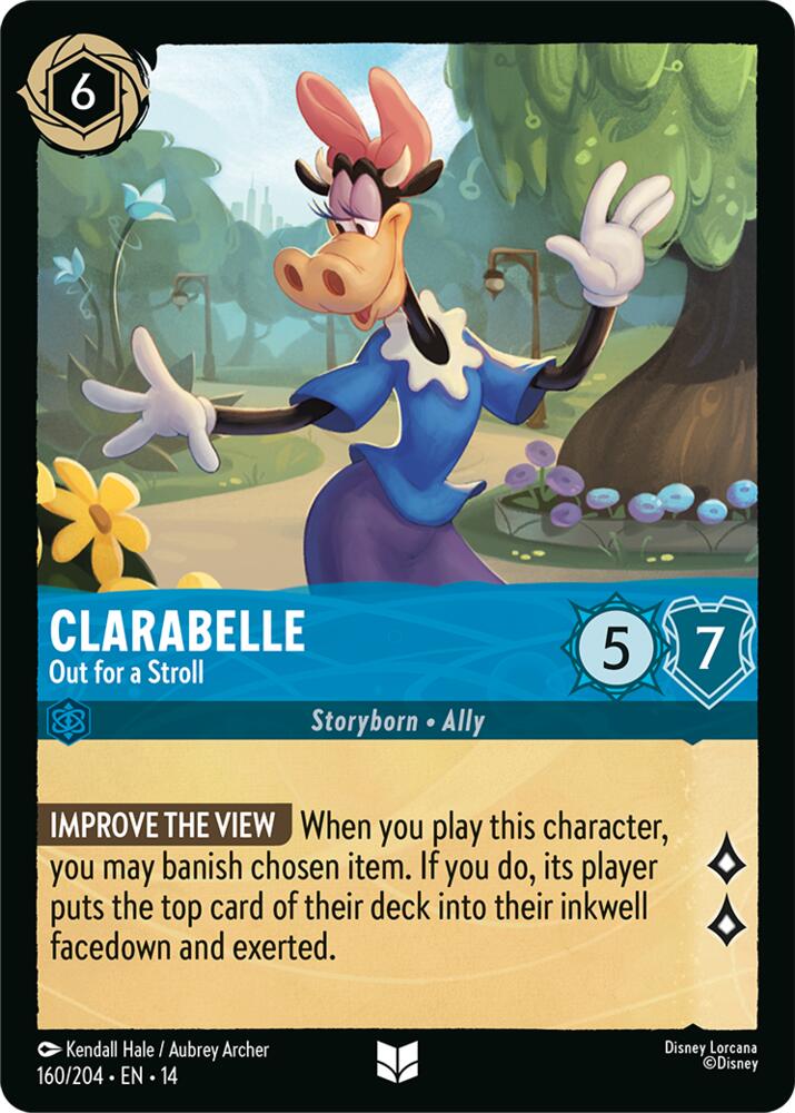 Full Clarabelle - Out for a Stroll card