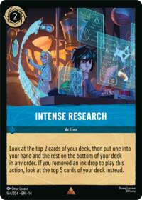 Intense Research