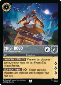 Chief Bogo - Police Commissioner card