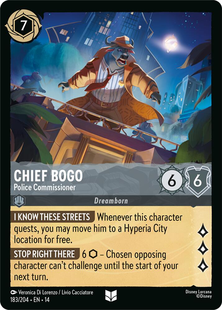Full Chief Bogo - Police Commissioner card