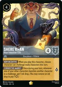Shere Khan - Khan Industries CEO, $18.21