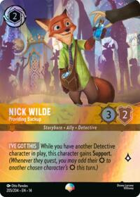 Nick Wilde - Providing Backup
