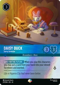 Daisy Duck - Savvy Investor (Epic) card