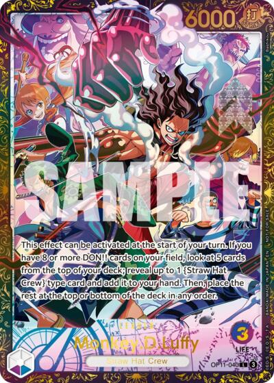 Monkey.D.Luffy (Large Scale Extra Grand Battle 2026) OP11-040 One Piece card