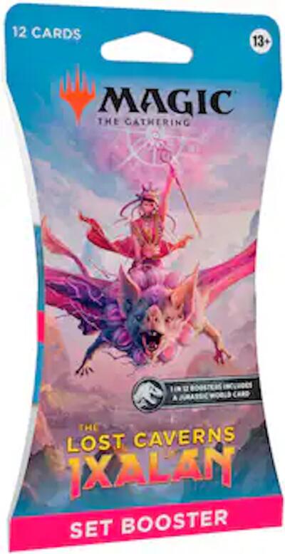 The Lost Caverns of Ixalan - Sleeved Set Booster Pack — Magic: The Gathering sealed product