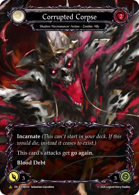 Corrupted Corpse (Marvel) (FAB514) (D) FAB514/1230 (PR) — Flesh and Blood: Promo Cards