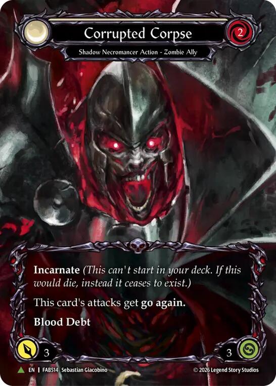 Corrupted Corpse (Marvel) (FAB514) (H) FAB514/1230 (PR) — Flesh and Blood: Promo Cards