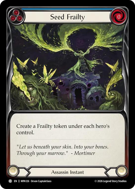 Seed Frailty MPA126/14 — Mastery Pack Assassin