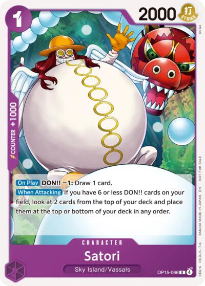 Satori (Tournament Pack 2026 Vol. 4) OP15-066 One Piece card