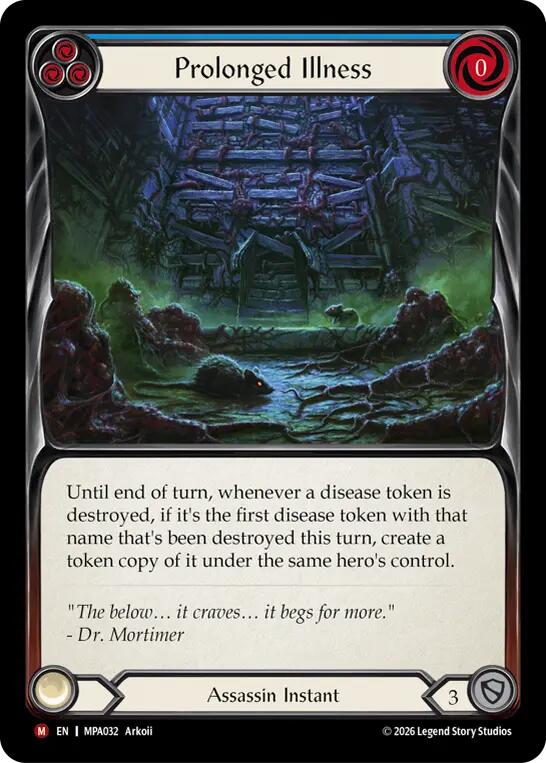 Prolonged Illness MPA032/14 — Mastery Pack Assassin