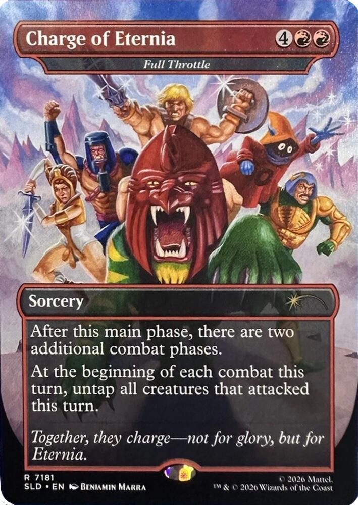 Full Throttle (Secret Lair) from Secret Lair Drop Series (SLD) #7181, Magic: The Gathering card