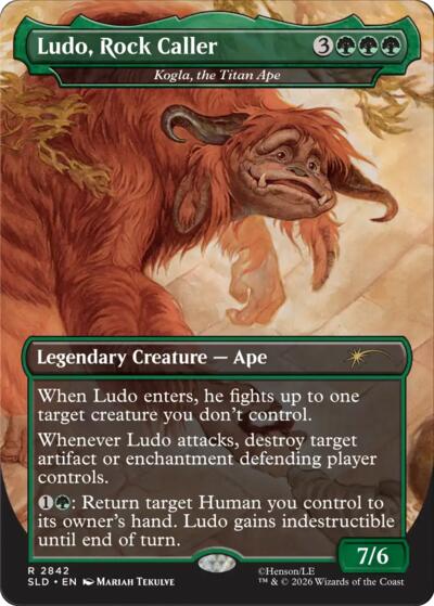 Kogla, the Titan Ape (Secret Lair) from SLD #2842, Magic: The Gathering card