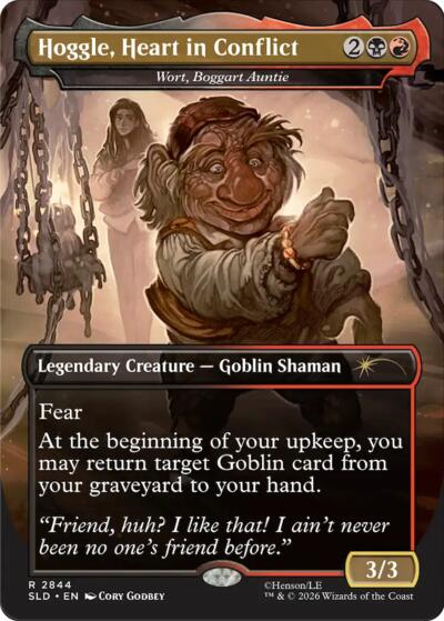 Wort, Boggart Auntie (Secret Lair) from SLD #2844, Magic: The Gathering card