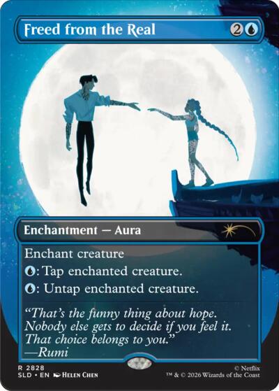 Freed from the Real (Secret Lair) from SLD #2828, Magic: The Gathering card