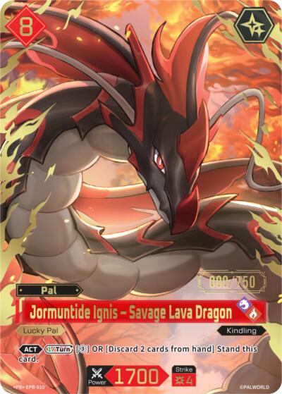 Jormuntide Ignis - Savage Lava Dragon - EPR-010 (Serial Numbered)