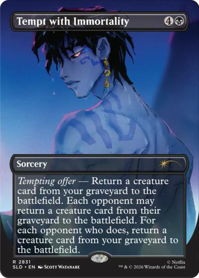 Tempt with Immortality (Secret Lair) from SLD #2831, Magic: The Gathering card