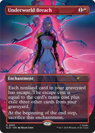 Underworld Breach (Secret Lair) from SLD #2832, Magic: The Gathering card