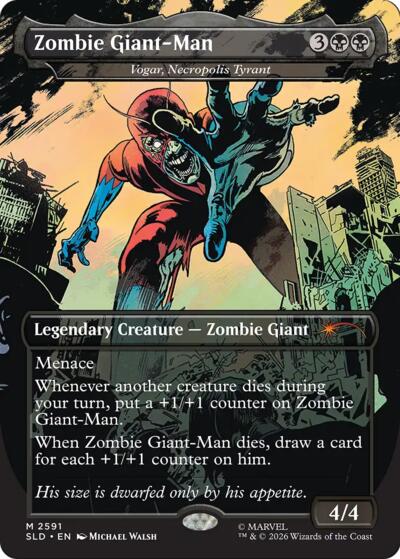 Vogar, Necropolis Tyrant (Secret Lair) from SLD #2591, Magic: The Gathering card