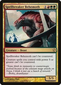 Spellbreaker Behemoth - Commander 2013 - Magic: The Gathering card
