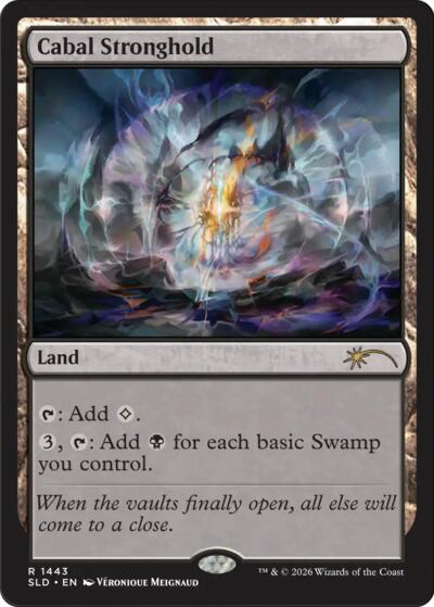 Cabal Stronghold (Secret Lair) from SLD #1443, Magic: The Gathering card