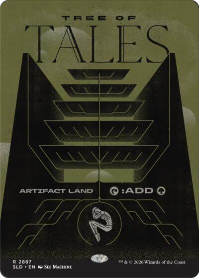 Tree of Tales (Secret Lair) from SLD #2887, Magic: The Gathering card