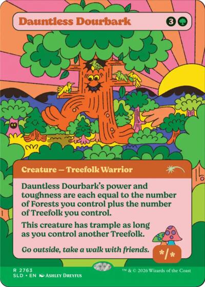 Dauntless Dourbark (Secret Lair) from SLD #2763, Magic: The Gathering card