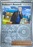 Professor's Research [Professor Rowan] · Professor Program Promos · #124/131 · Holofoil