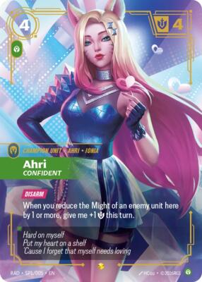 Ahri, Confident (K/DA Special Art Card)