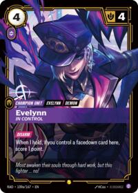 Evelynn, In Control (Alternate Art), $19.00