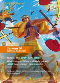 Jarvan IV, Martial Paragon (Alternate Art), $25.00