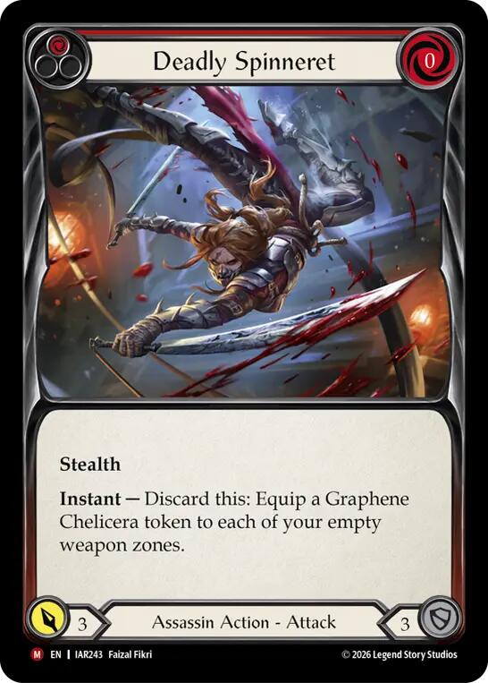 Deadly Spinneret IAR243/287 — Usurp the Shadow Throne