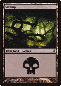 Swamp (348) - Commander 2013 - Magic: The Gathering card