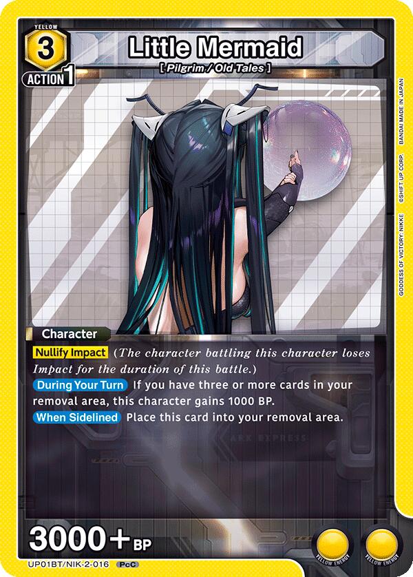 Little Mermaid (016) UP01BT/NIK-2-016 — UP01BT: GODDESS OF VICTORY: NIKKE Precious Booster
