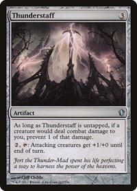 Thunderstaff - Commander 2013 - Magic: The Gathering card